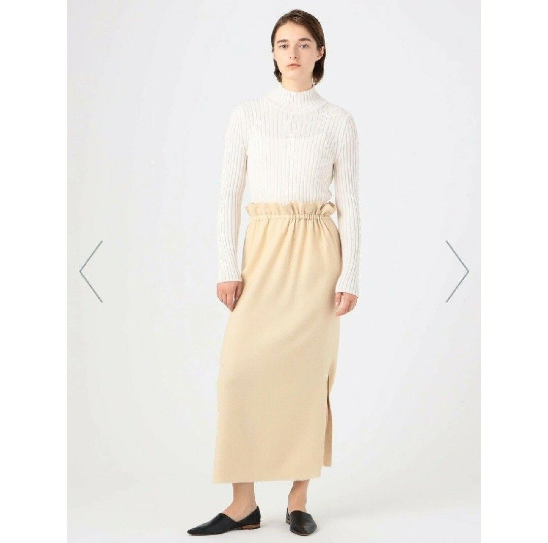 TOMORROWLAND DES PRES カシミヤロングスカート シルク