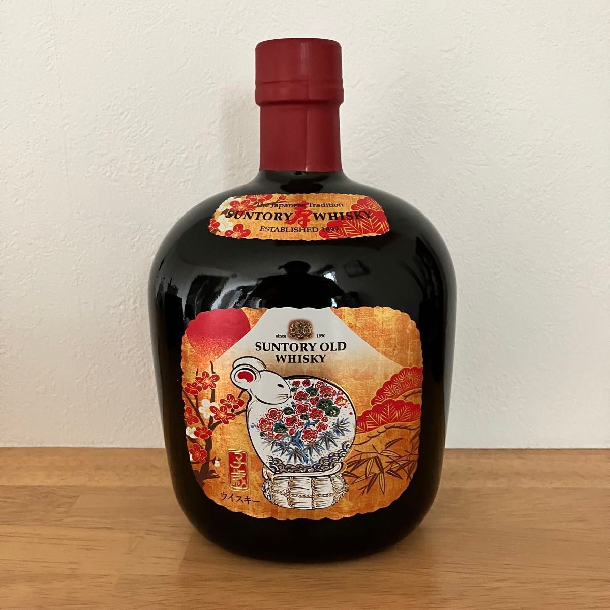 SUNTORY サントリー オールド 干支ボトル 子歳 ねずみと米俵 SUNTORY サントリー オールド 干支ボトル 子歳 ねずみと米俵