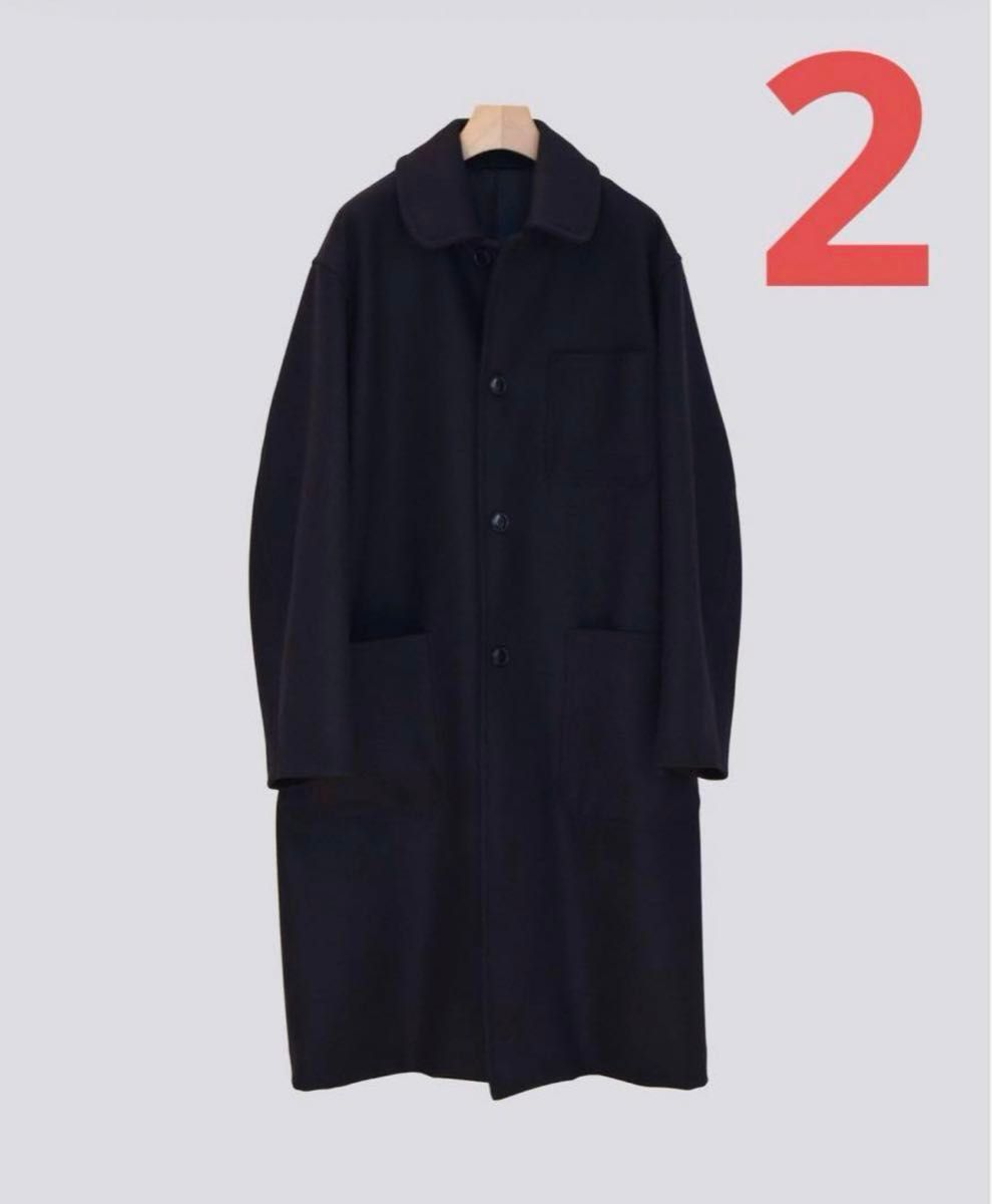 comoli 24aw ウールカシミアミリタリーコート size 2 comoli 24aw ウールカシミアミリタリーコート size 2