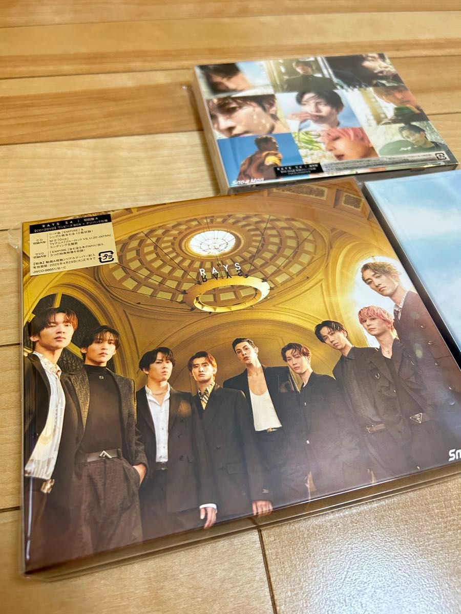 SnowMan 3形態セット RAYS 【初回盤A+初回盤B+通常盤】CD+DVD SnowMan 3形態セット RAYS 【初回盤A+初回盤B+通常盤】CD+DVD