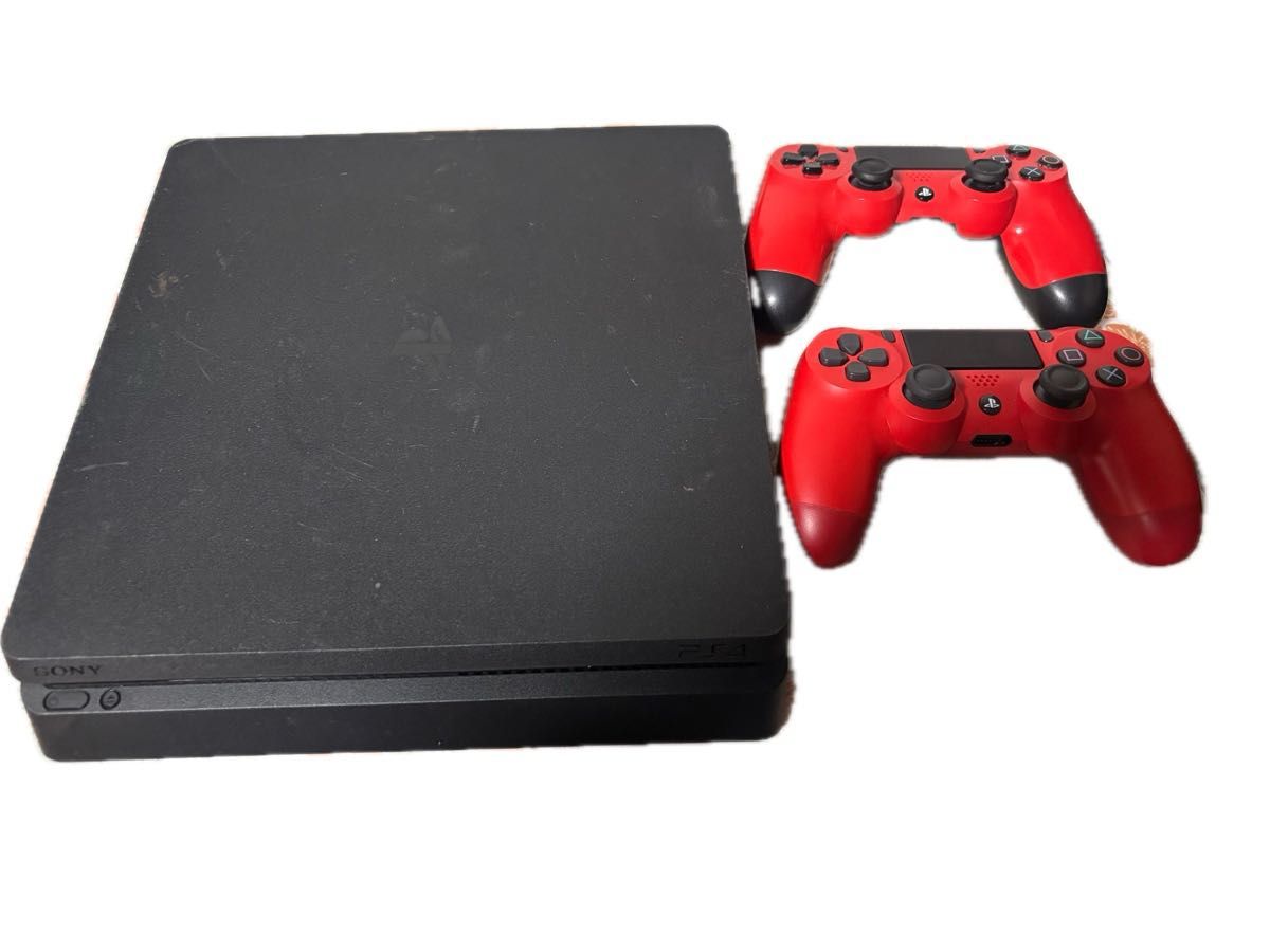 大人気アイテム SONY ps4 PlayStation CUH-2200A通電確認済みコントローラー2本 PS4本体