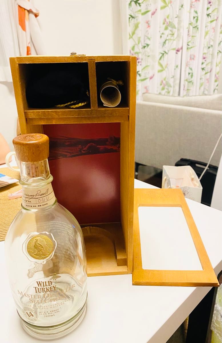 空瓶】希少 完売品 限定品 ワイルドターキー バーボン 空瓶】希少 完売品 限定品 ワイルドターキー バーボン