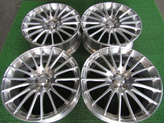 G4905 TWS Exlete 118F Monoblock 20インチ 8J+45 114.3-5H 4本セット ジャンク 修正ベース 鍛造 軽量 C-HR CX-8 エルグランドなど