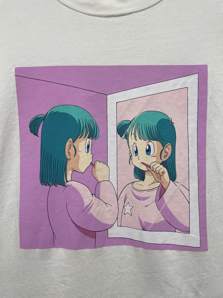 ドラゴンボール】ブルマTシャツ 初期ブルマ 鳥山明 アニメT M ドラゴンボール】ブルマTシャツ 初期ブルマ 鳥山明 アニメT M