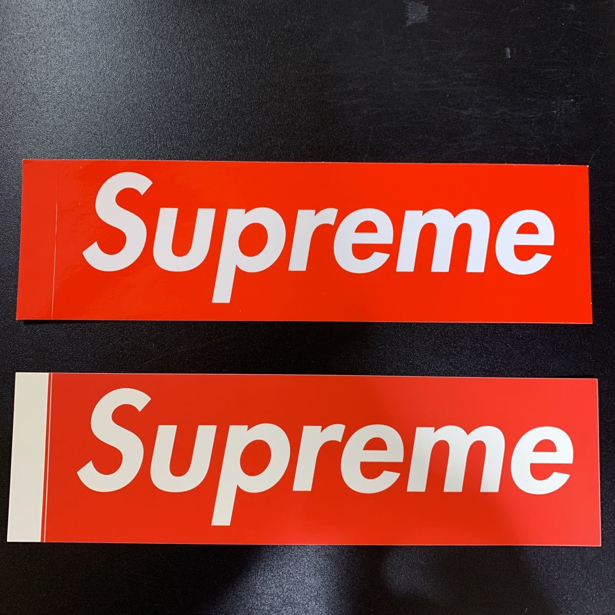 【正規品・新品未使用品】《送料370円》SUPREME 新旧 BOX Logo 2枚セットシュプリーム ボックスロゴ ステッカー