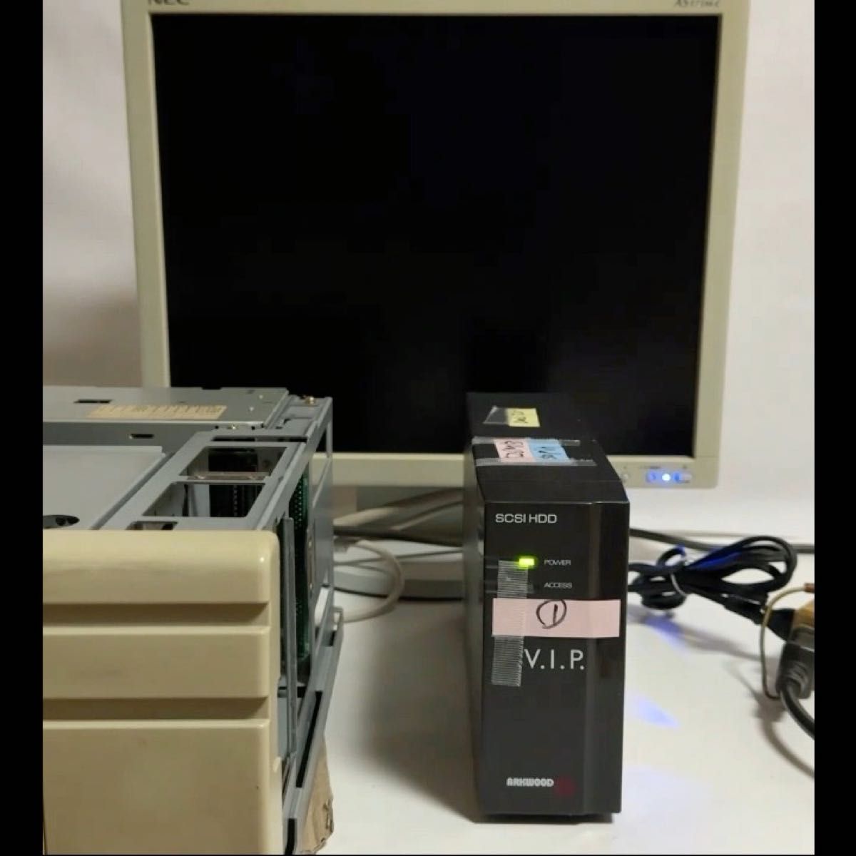 【ジャンク品】(1)(動作確認品)PC-9801 9821 用 SCSI HDD ハードディスクドライブ (1)