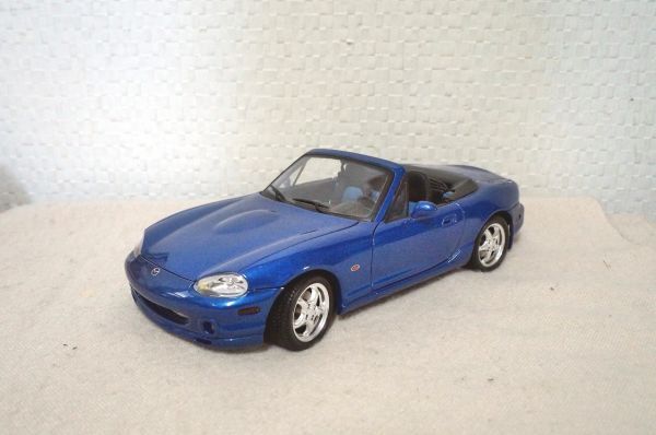 スーパーセール 1/18 Miata/MX-5 マツダ GATE ミニカー ブルー NB ロードスター 乗用車