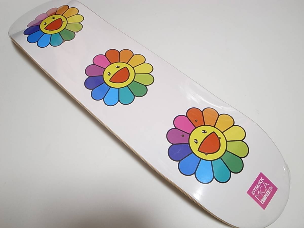 【送料無料】2017 村上隆Takashi Murakami ComplexCon MCA Multi FlowerコンプレックスコンKaikai Kiki Skate Deckスケートデッキ3枚セット