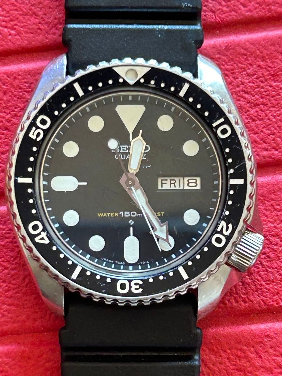 SEIKO 7548-7000 ラウンド デイデイト Seiko 7548-7000 Vintage Diver Stainless Steel Day Date