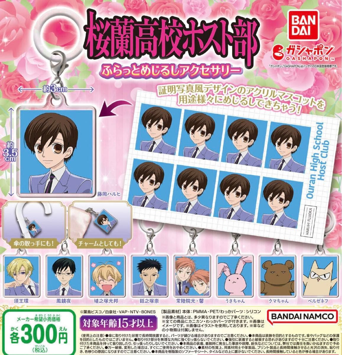 Amazon | 桜蘭高校ホスト部 ふらっとめじるしアクセサリー [全9