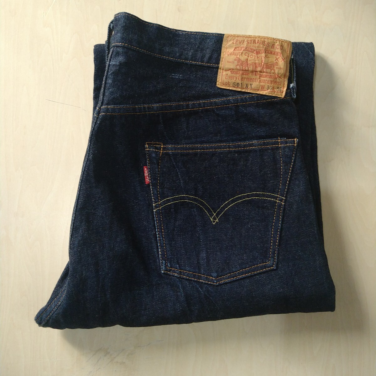 旧日本製 1955年モデル LEVI'S 501XX 55501-0017 W36 ビッグE 赤 旧日本製 1955年モデル LEVI'S 501XX 55501-0017 W36 ビッグE 赤