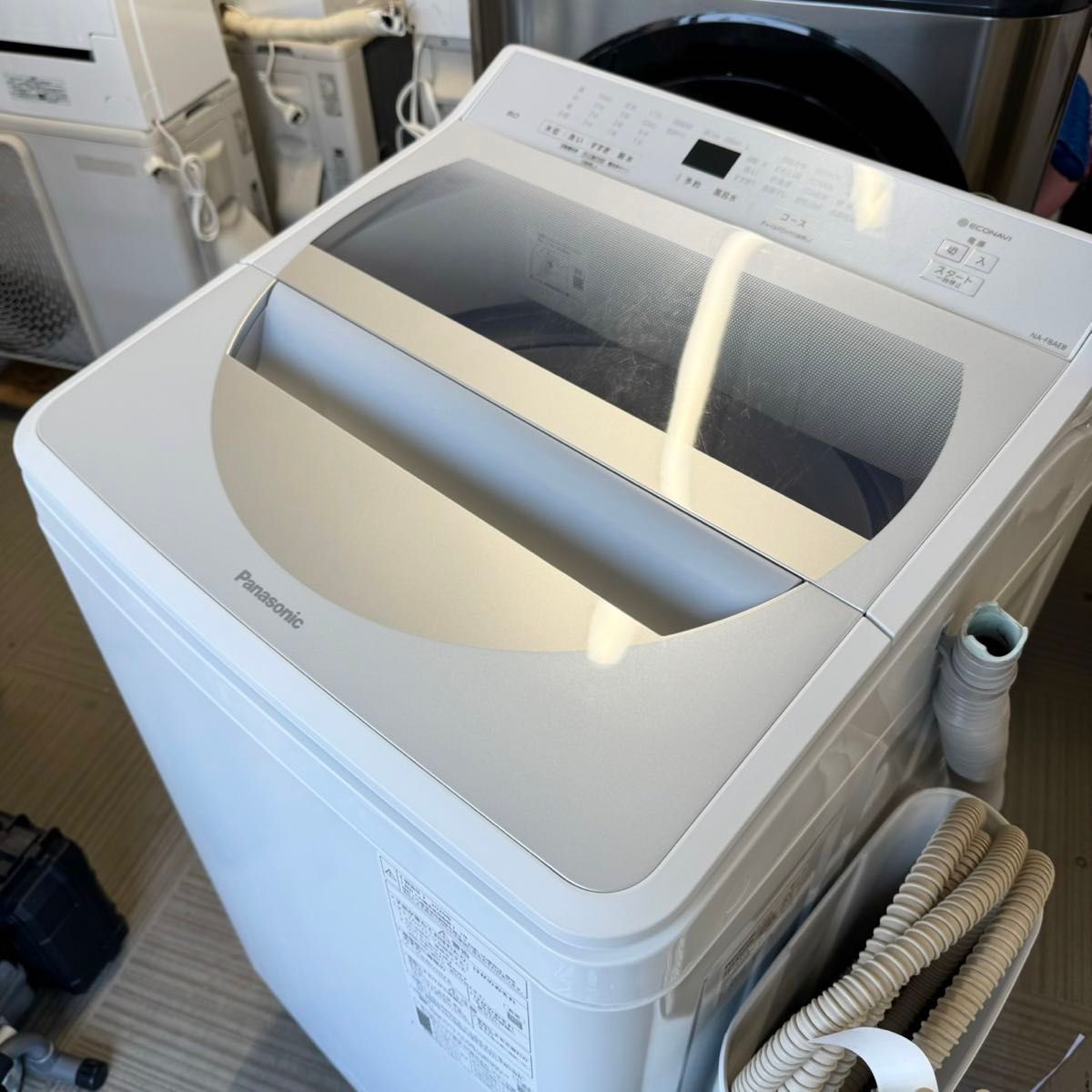 パナソニック 2020年製 8 0kg全自動洗濯機 パワフル立体水流 楽 パナソニック 2020年製 8 0kg全自動洗濯機 パワフル立体水流 楽