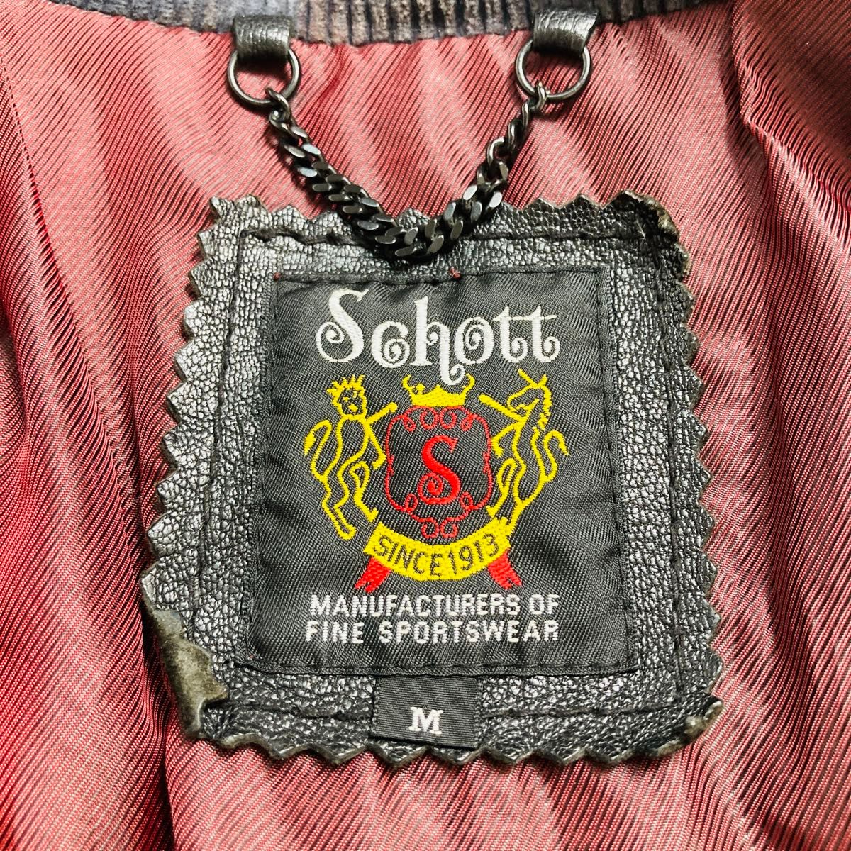 Schott ショット ゴートスキン シングル レザージャケット 牛革 Schott ショット ゴートスキン シングル レザージャケット 牛革