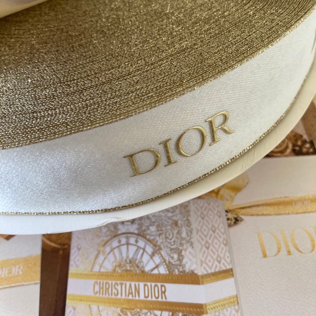 Dior/2024ホリデークリスマスラッピングリボン【幅3㎝×1m Dior/2024ホリデークリスマスラッピングリボン【幅3㎝×1m