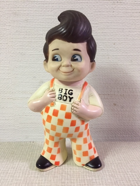 70年代 ビンテージ ビックボーイ バンク ソフビ 人形 置物 貯金箱 1973年製 Big Boy USA_画像1