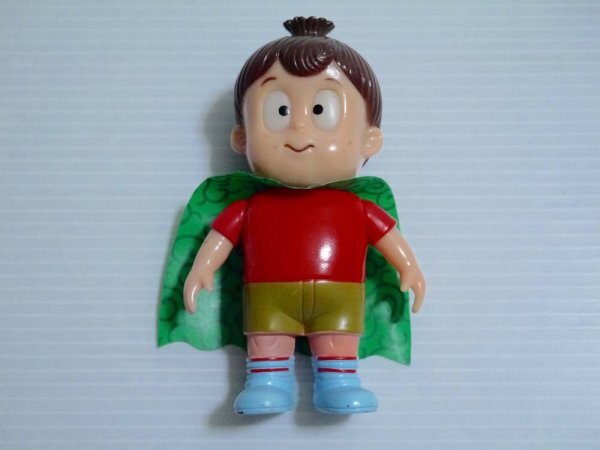 16.昭和レトロ 当時物 悪魔くん ソフビ 12cm 水木しげる 1989 BANDAI テレビ朝日