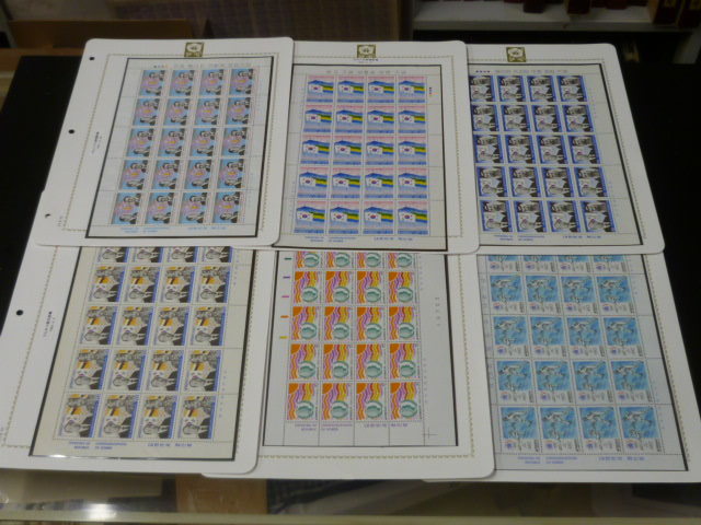 20　S　№1　韓国切手　1983-84年　郵便今昔シリーズ・他　70WN　10面シート 8種・20面シート 29種・他　計38シート　未使用NH_画像8