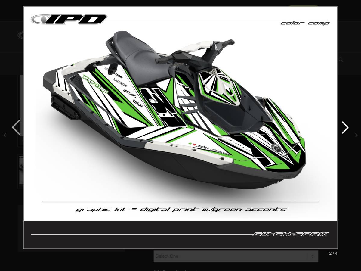 SEA-DOO SPARK IPDステッカーキット SEA-DOO SPARK IPDステッカーキット