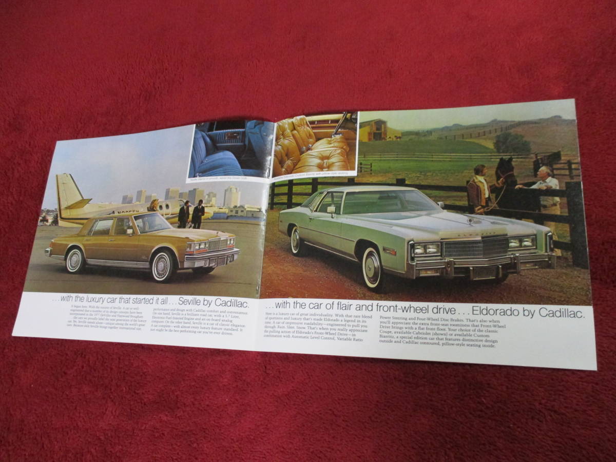 * GM CADILLAC 1977 Showa era 52 catalog ② *