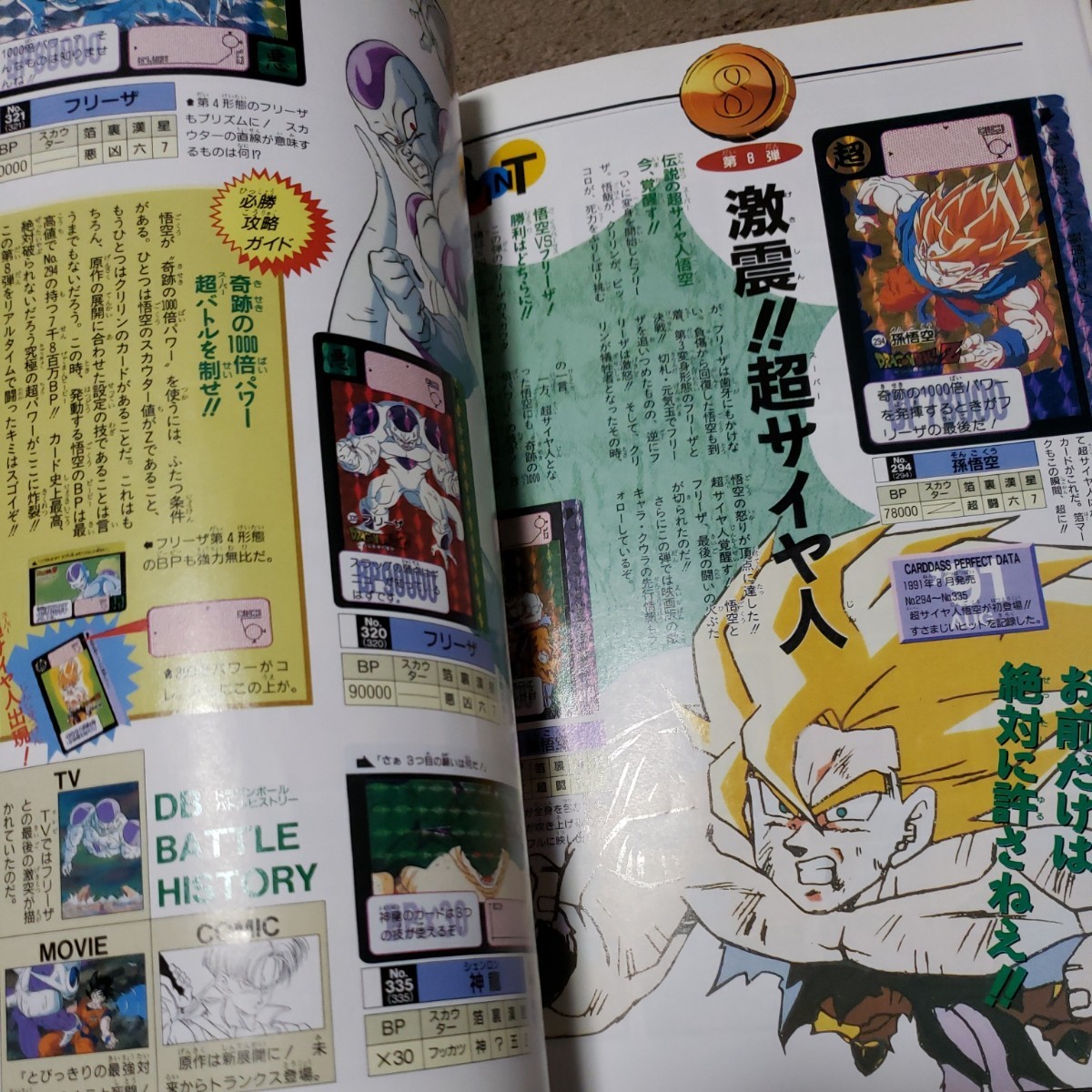 ドラゴンボール 大全集 別巻 カードダスパーフェクトファイル-