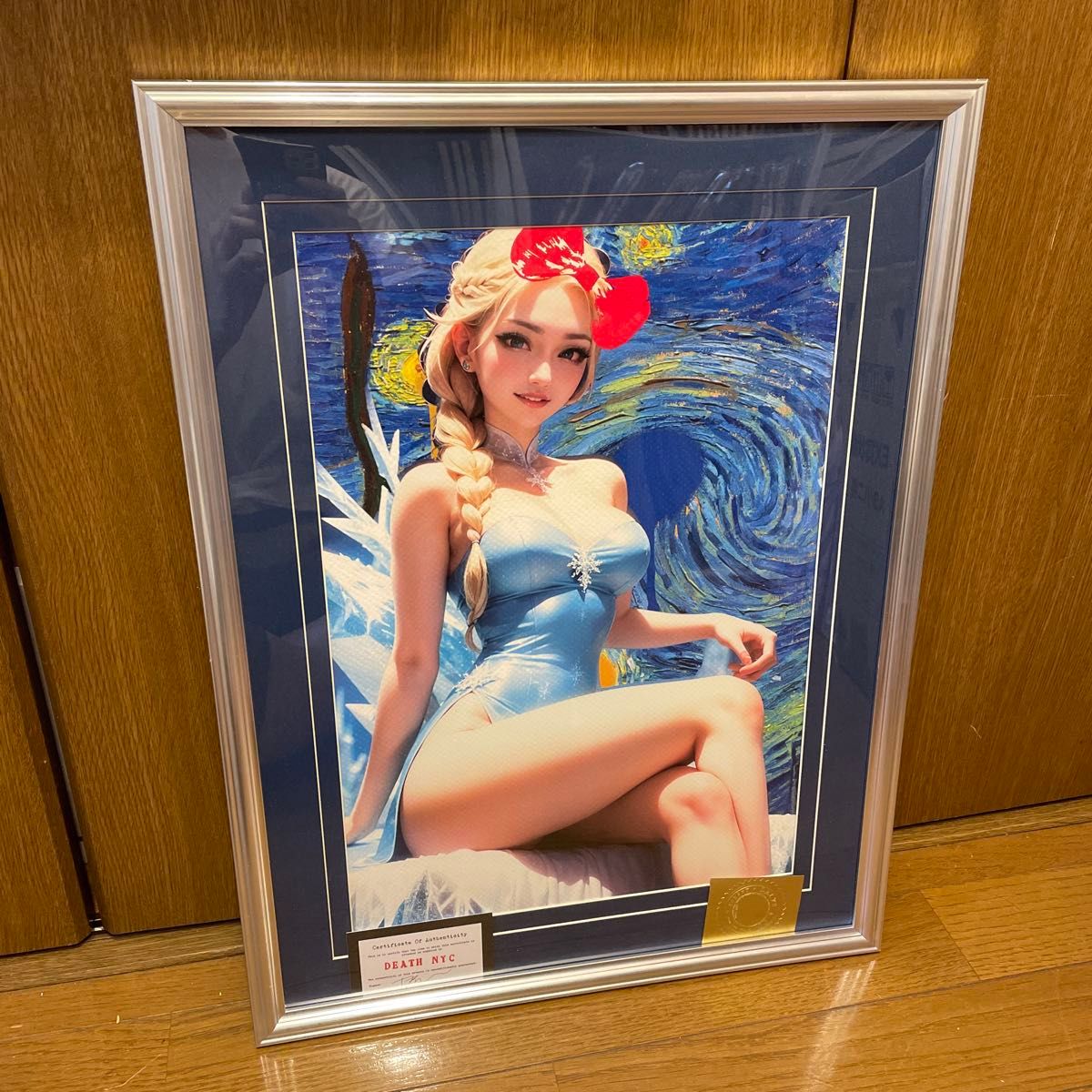 額込 DEATH NYC アナと雪の女王 エルサ アナ雪 ディズニー 額込 DEATH NYC アナと雪の女王 エルサ アナ雪 ディズニー