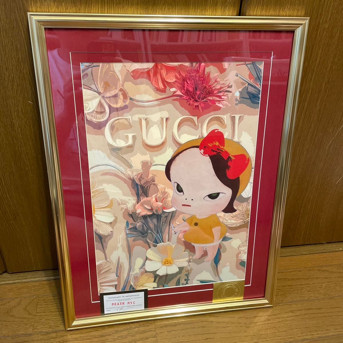 額装 額込 DEATH NYC GUCCI 奈良美智 浮世絵 ポップアート 額装 額込 DEATH NYC GUCCI 奈良美智 浮世絵 ポップアート