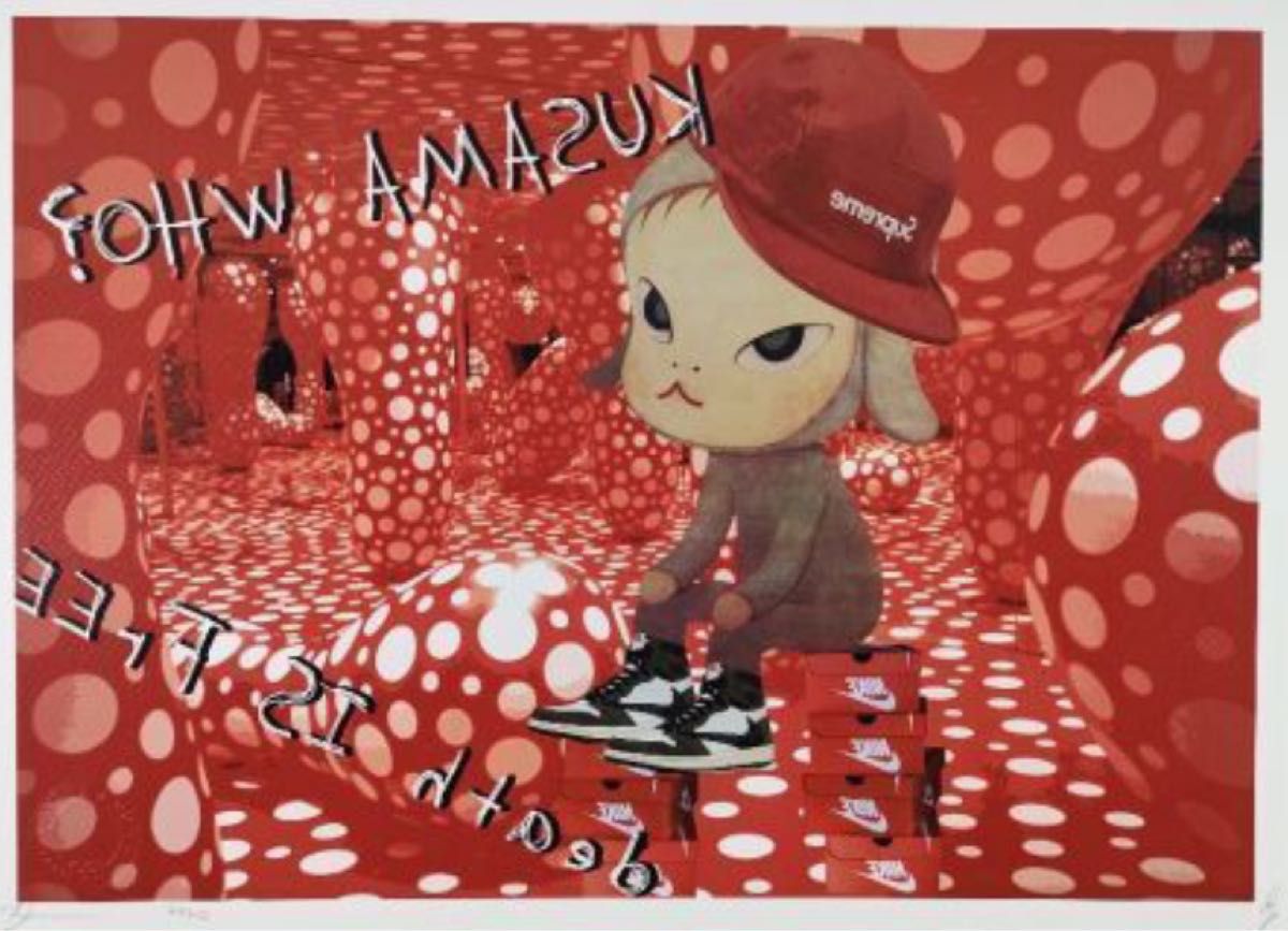 額装 額込 DEATH NYC 草間彌生奈良美智Supreme ポップアート 額装 額込 DEATH NYC 草間彌生奈良美智Supreme ポップアート