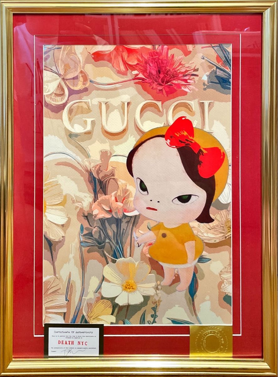 額装 額込 DEATH NYC GUCCI 奈良美智 浮世絵 ポップアート 額装 額込 DEATH NYC GUCCI 奈良美智 浮世絵 ポップアート