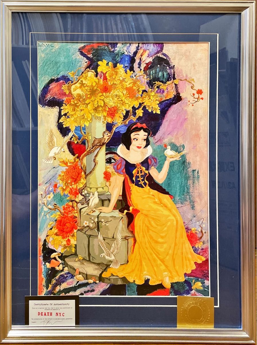 額込 世界限定100枚DEATH NYC アートポスター 現代アート 25 額込 DEATH NYC 現代アート ポップアート アートポスター