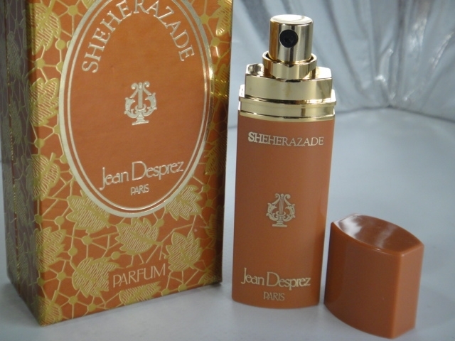 即決★レア★JEAN DESPREZ ジャン デプレ☆SHEHERAZADE シェーラザード PARFUM 7.5ml アトマイザー 香水/箱入未使用 *美品_画像3