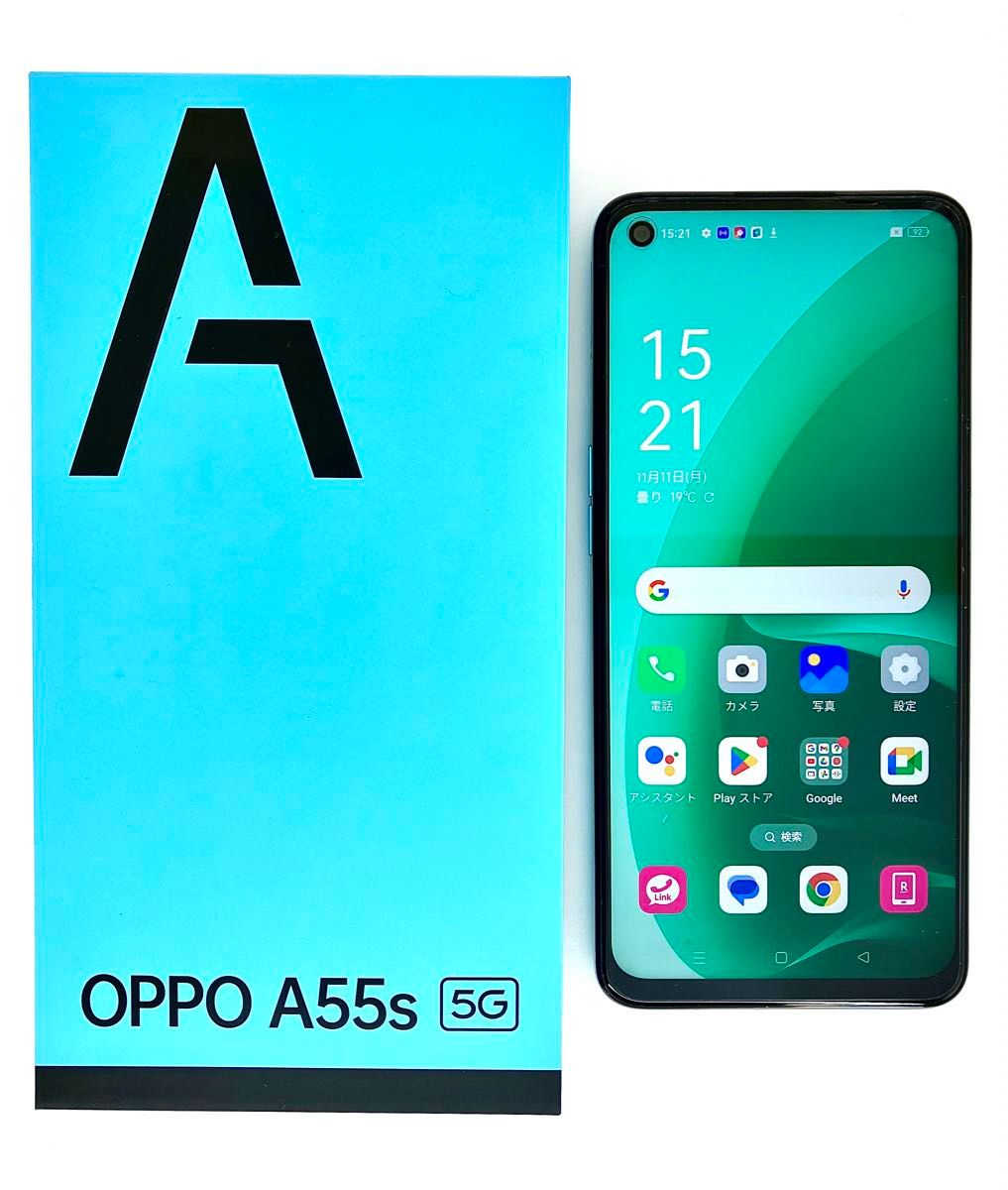 OPPO A55s 5G 6 5インチ メモリー4GB ストレージ64GB グリーン OPPO A55s 5G 6 5インチ メモリー4GB ストレージ64GB グリーン