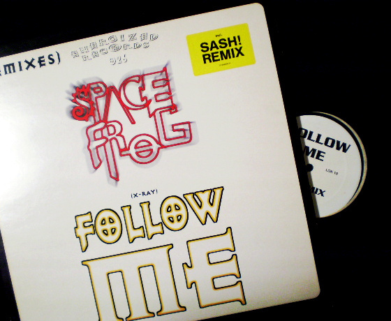 【90's Trance名盤2枚セット】Space Frog『X-Ray (Follow Me) Remixes』& Space Frog Featuring Grim Reaper『Follow Me (R & G Mix)』_画像1