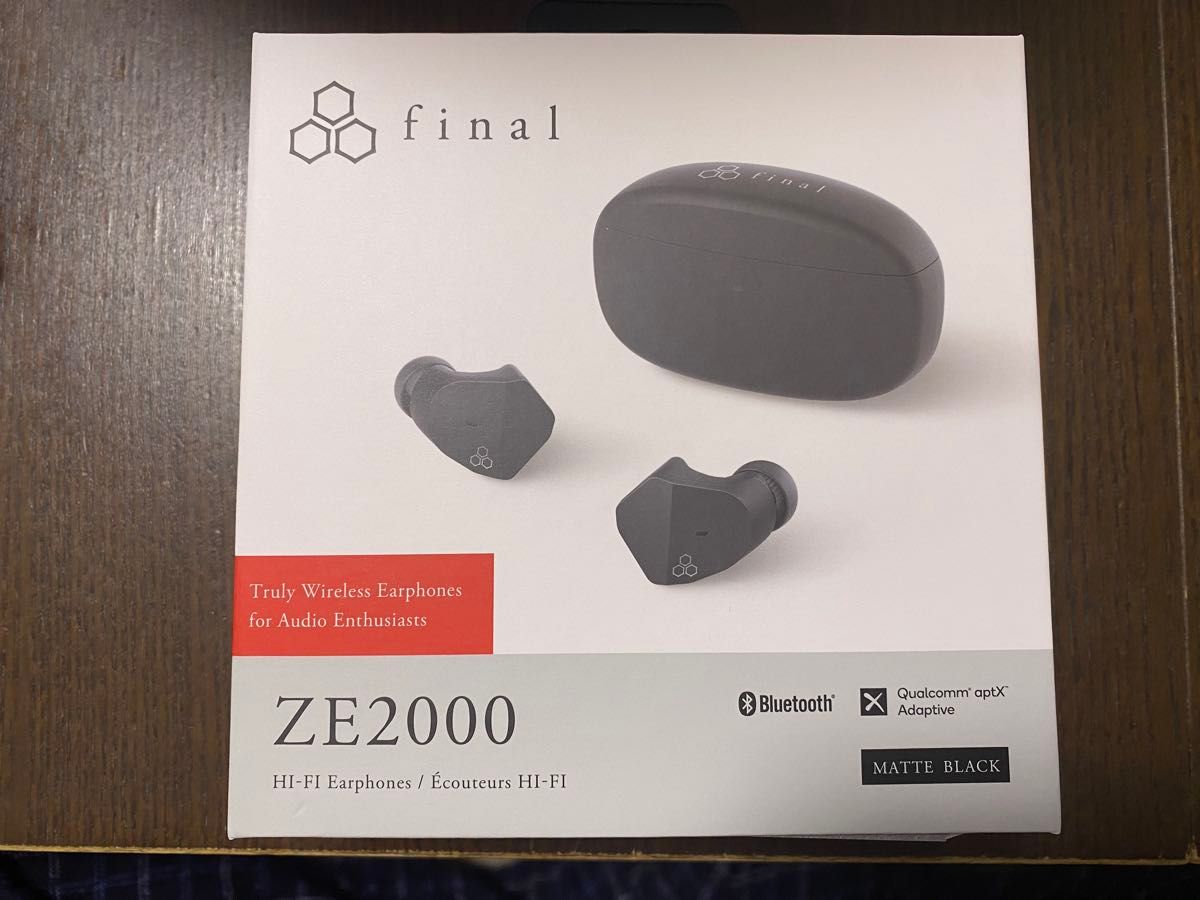 final ZE2000 完全ワイヤレスイヤフォン マットブラック イヤホン final ZE2000 完全ワイヤレスイヤフォン マットブラック イヤホン