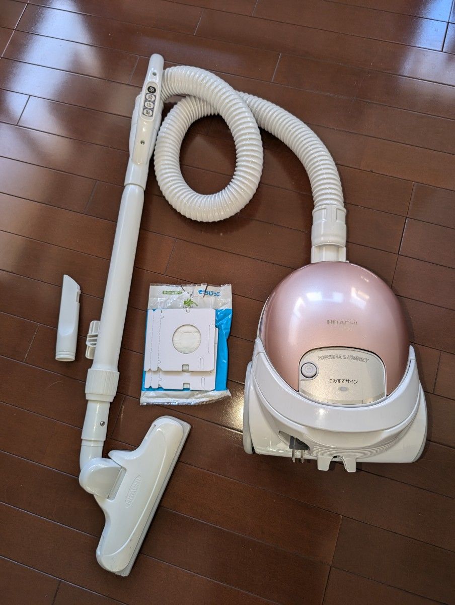 日立 紙パック式掃除機 2020年製 CV-V500 キャニスター式 紙