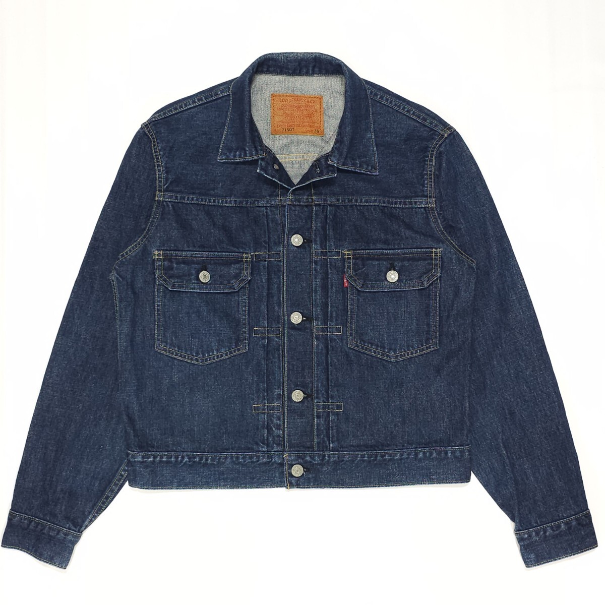 Levi'sリーバイス 71507XXデニムジャケットGジャン2ndセカンド38 Levi'sリーバイス 71507XXデニムジャケットGジャン2ndセカンド38