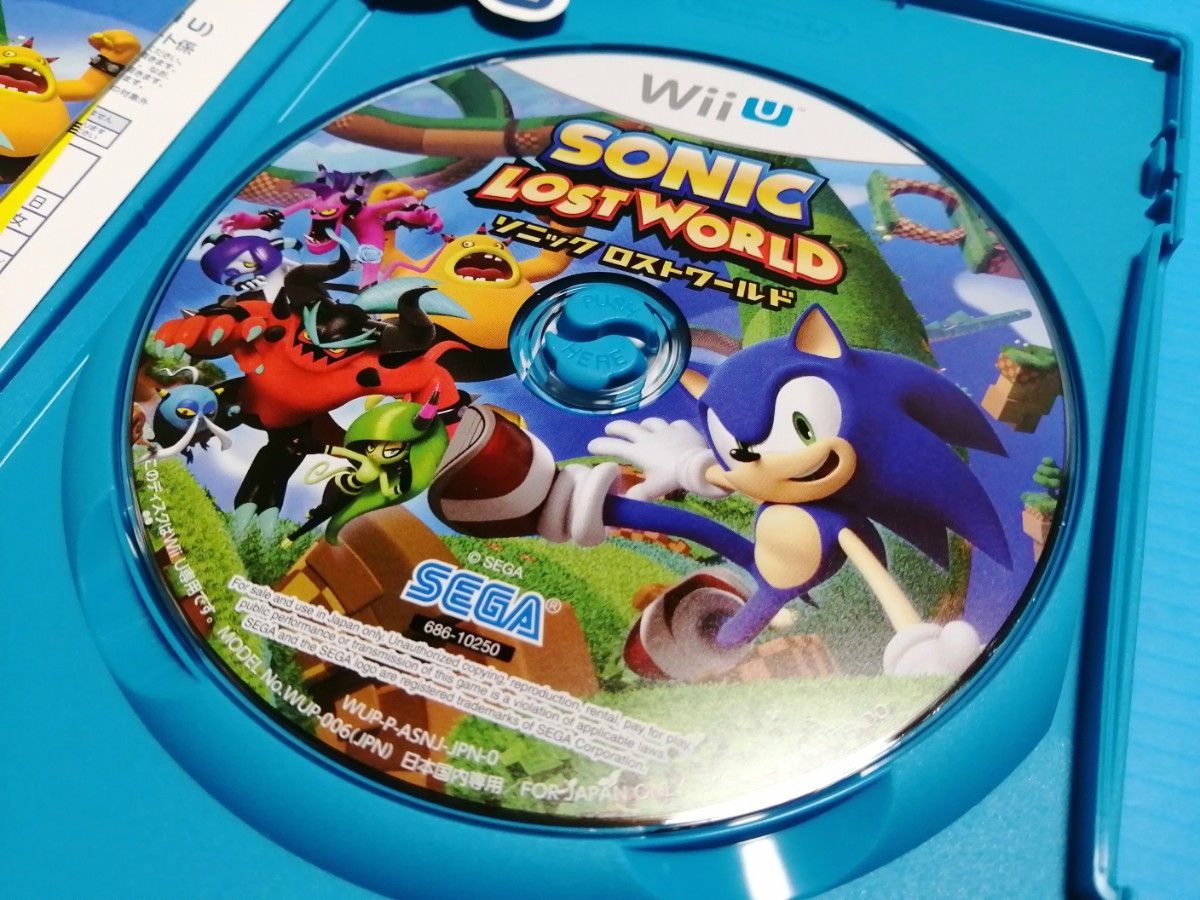 WiiU ソフト ソニック ロストワールド SONIC LOST WORLD ハガキ WiiU ソフト ソニック ロストワールド SONIC LOST WORLD ハガキ