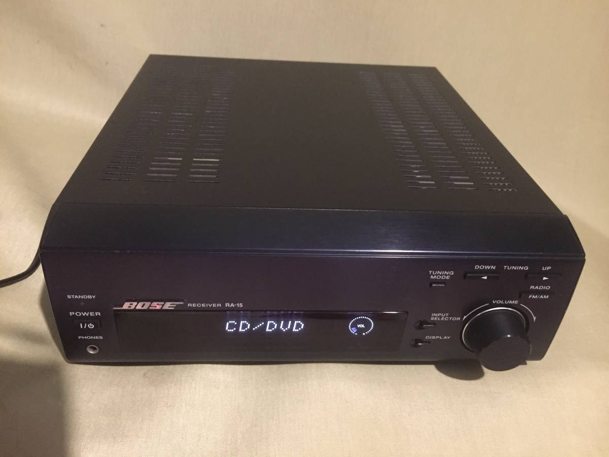 中古!美品☆BOSE ステレオレシーバー RA-15(取説、FMアンテナ 中古!美品☆BOSE ステレオレシーバー RA-15(取説、FMアンテナ