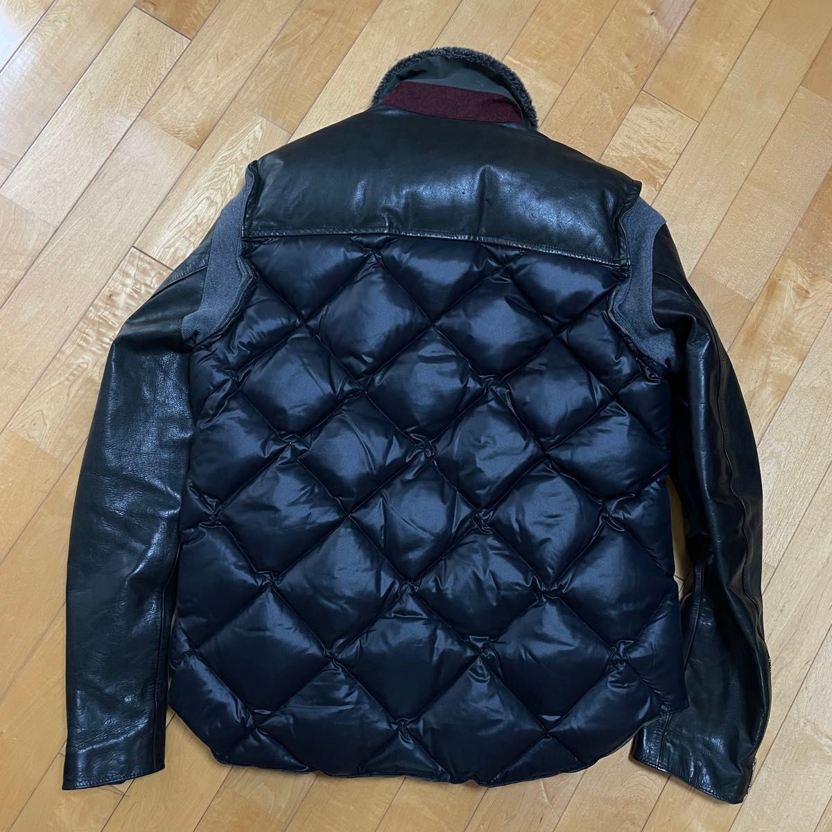 極美品 希少品 アンダーカバー Undercover 袖レザーダウン 極美品 希少品 アンダーカバー Undercover 袖レザーダウン