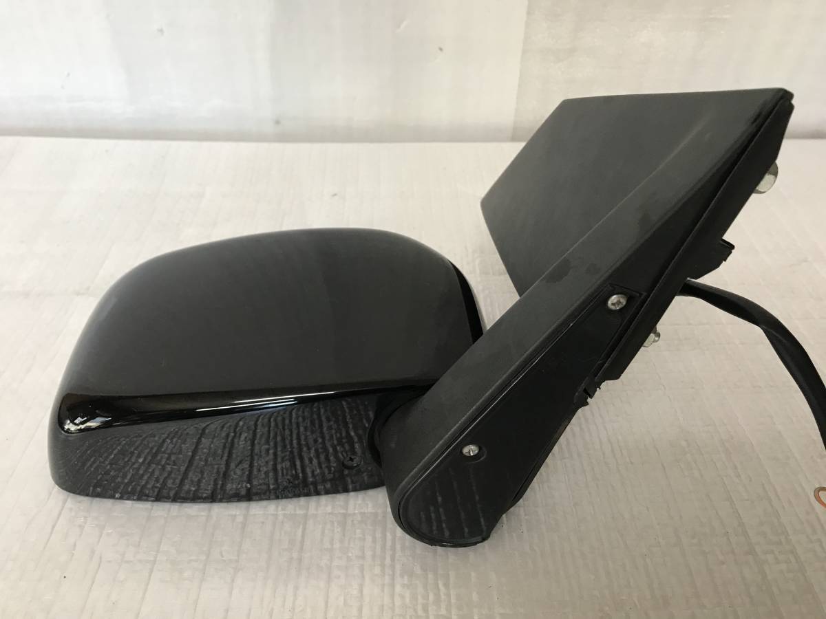 H82W eK Wagon original door mirror side mirror right used X42 black mica 