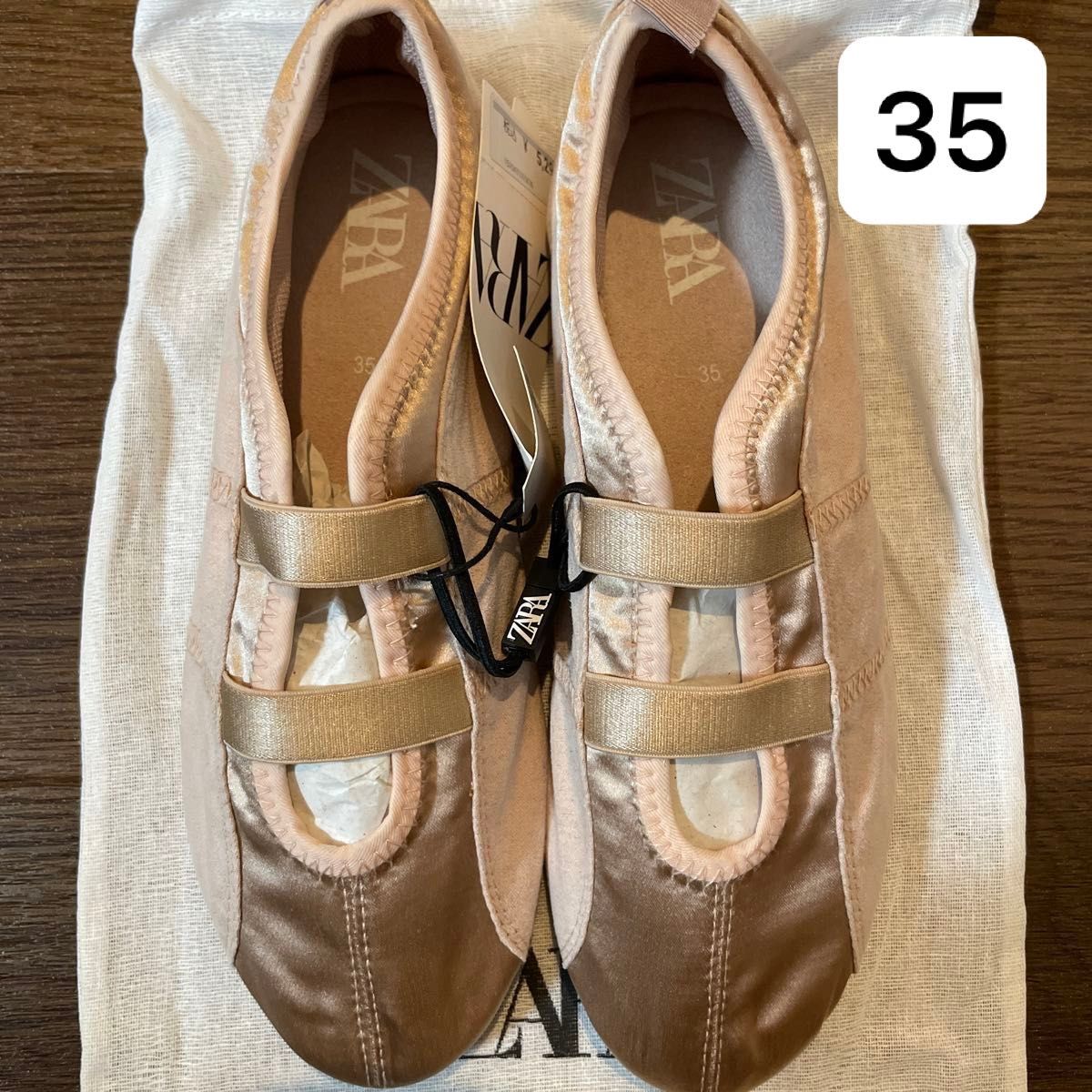 ZARA ザラ サテンフラットシューズ 35|Yahoo!フリマ(旧PayPay ZARA ザラ サテンフラットシューズ 35|Yahoo!フリマ(旧PayPay