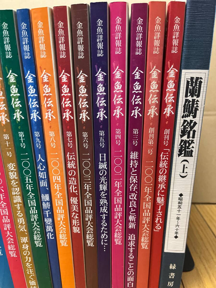 金魚伝承 創刊号~第十六号 揃い 金魚道 他 金魚専門誌 23冊 金魚伝承 創刊号~第十六号 揃い 金魚道 他 金魚専門誌 23冊