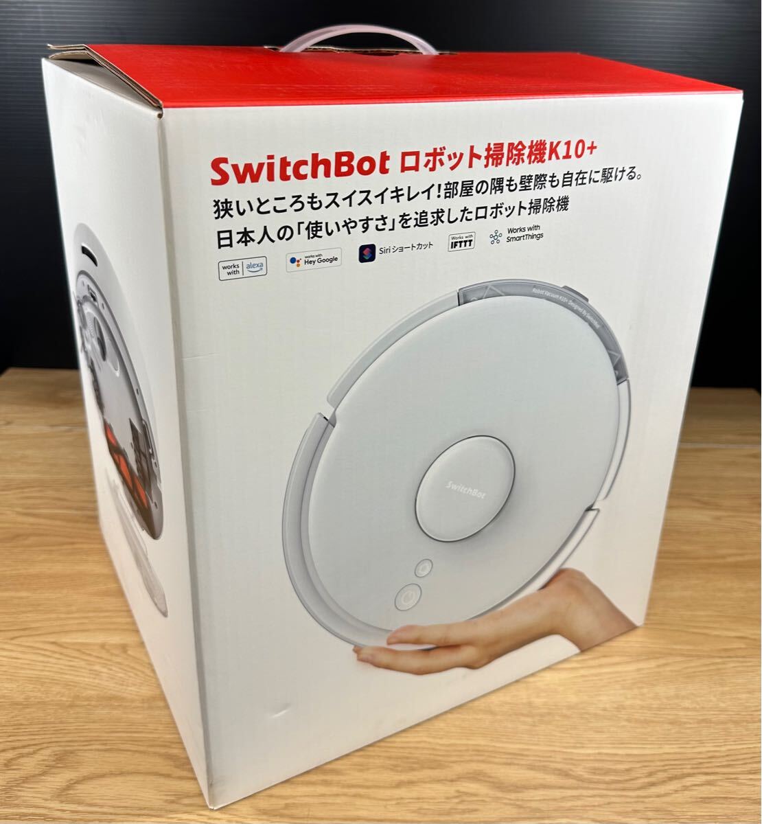 中古美品】ロボット掃除機 SwitchBot K10+ 1年分アクセサリー 中古美品】ロボット掃除機 SwitchBot K10+ 1年分アクセサリー