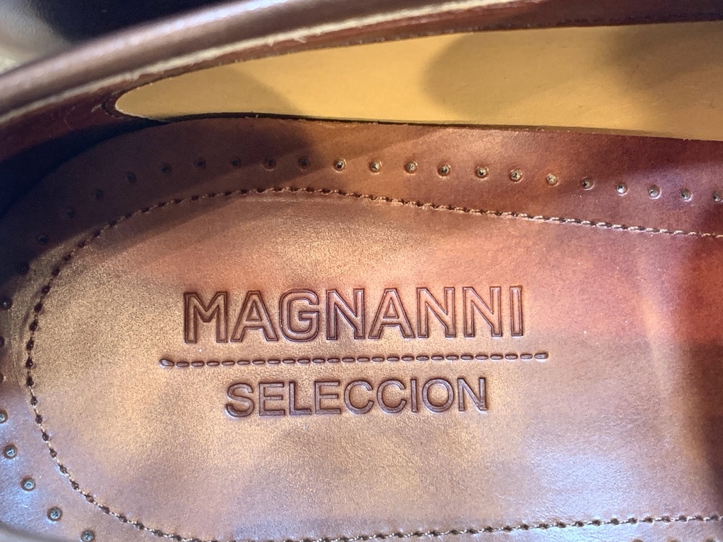 【未使用】MAGNANNI SELECCION マグナーニ◆25cm◆コインローファー 革靴 本革 ビジネスシューズ ドレスシューズ 靴◆スペイン製 メンズ 茶_画像10