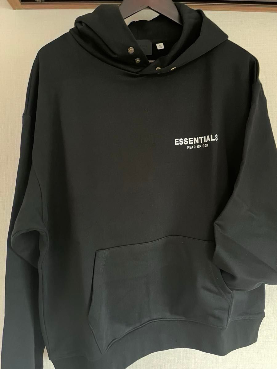 ESSENTIALS FEAR OF GOD New York パーカー 黒男女兼用 Lサイズ2 ESSENTIALS FEAR OF GOD New York パーカー 黒男女兼用 Lサイズ2