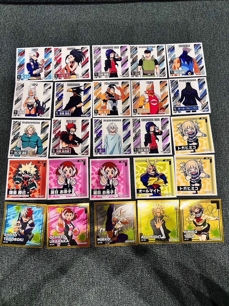 新品未使用】 ヒロアカ シール烈伝 25枚 コレクターズカード 9枚 新品未使用】 ヒロアカ シール烈伝 25枚 コレクターズカード 9枚