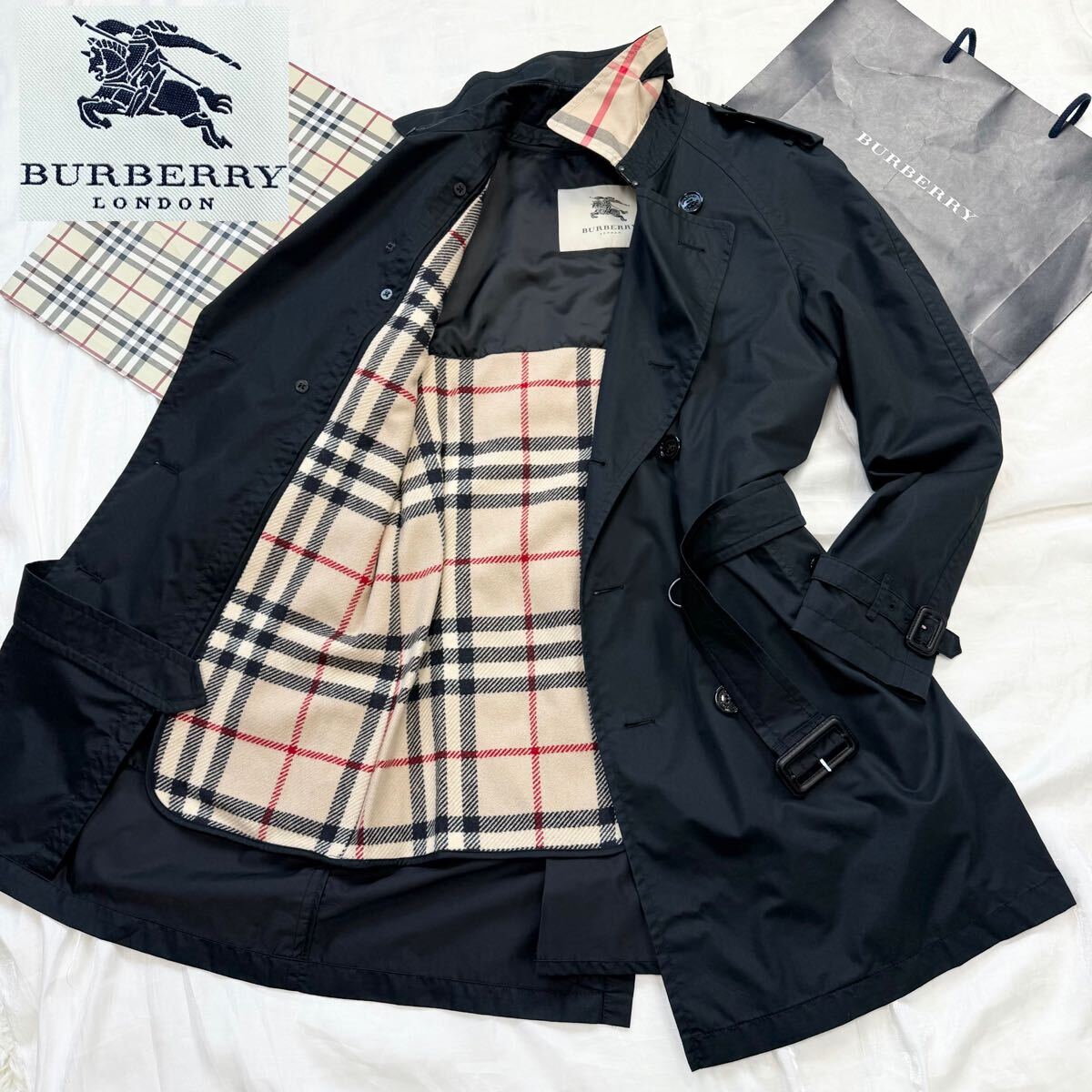 Burberry バーバリーのトレンチコート 脱着できるインナー付き Burberry バーバリーのトレンチコート 脱着できるインナー付き