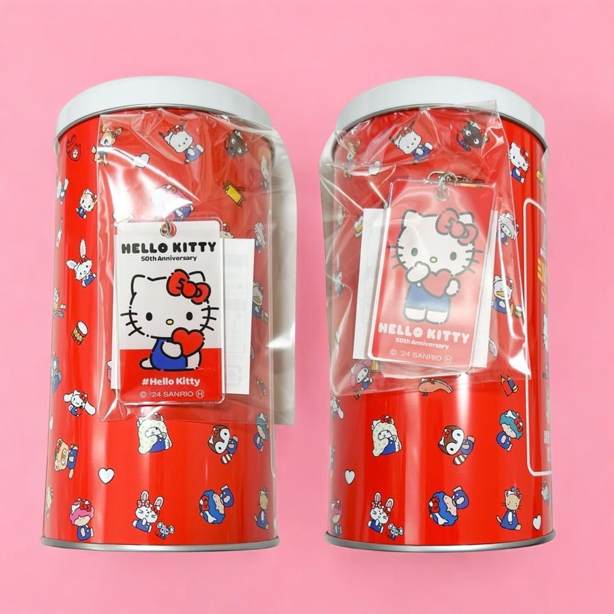 ハローキティ 50周年 森永ミルクココア スティック缶 ハローキティ 50周年 森永ミルクココア スティック缶