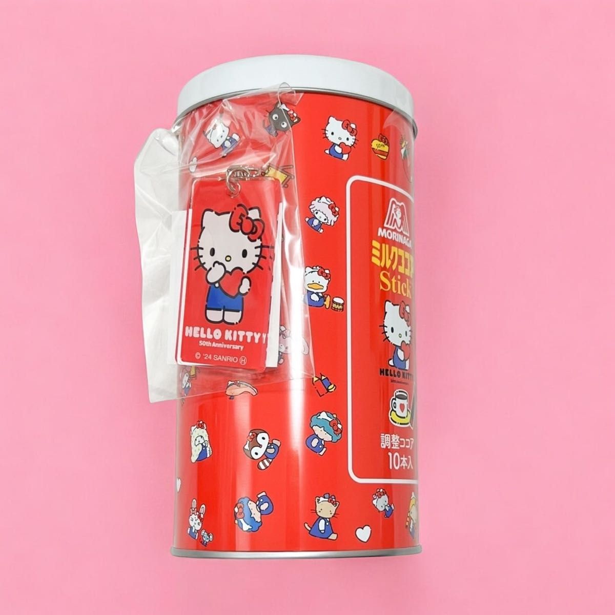 森永 ハローキティ ココア スティック 缶 2種類 セット まとめ