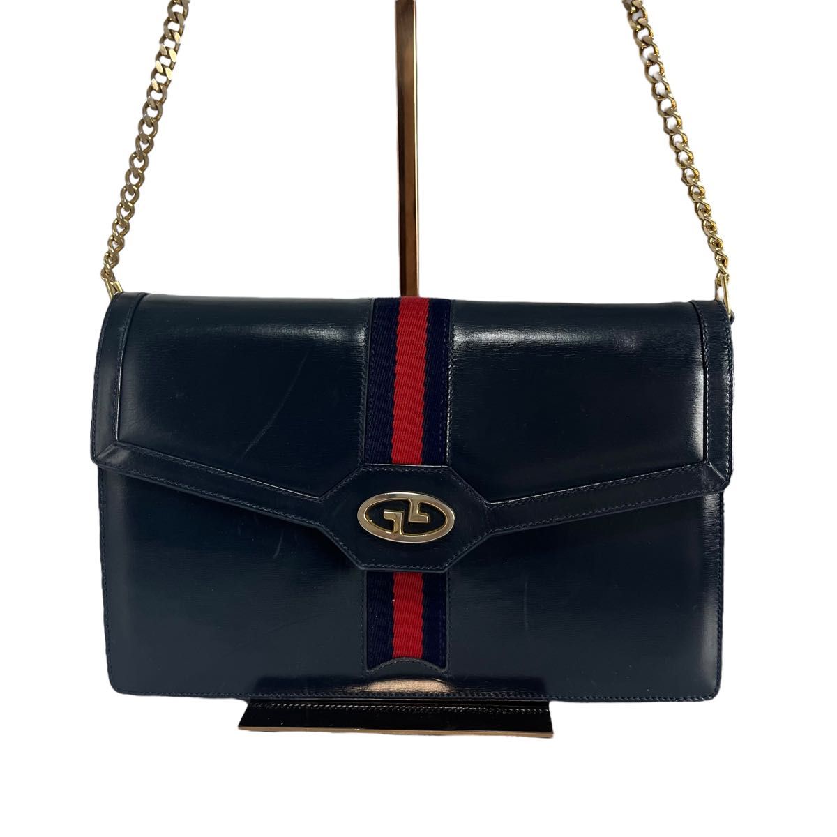 希少 GUCCI グッチ オールドグッチ チェーンショルダーバッグ 希少 GUCCI グッチ オールドグッチ チェーンショルダーバッグ