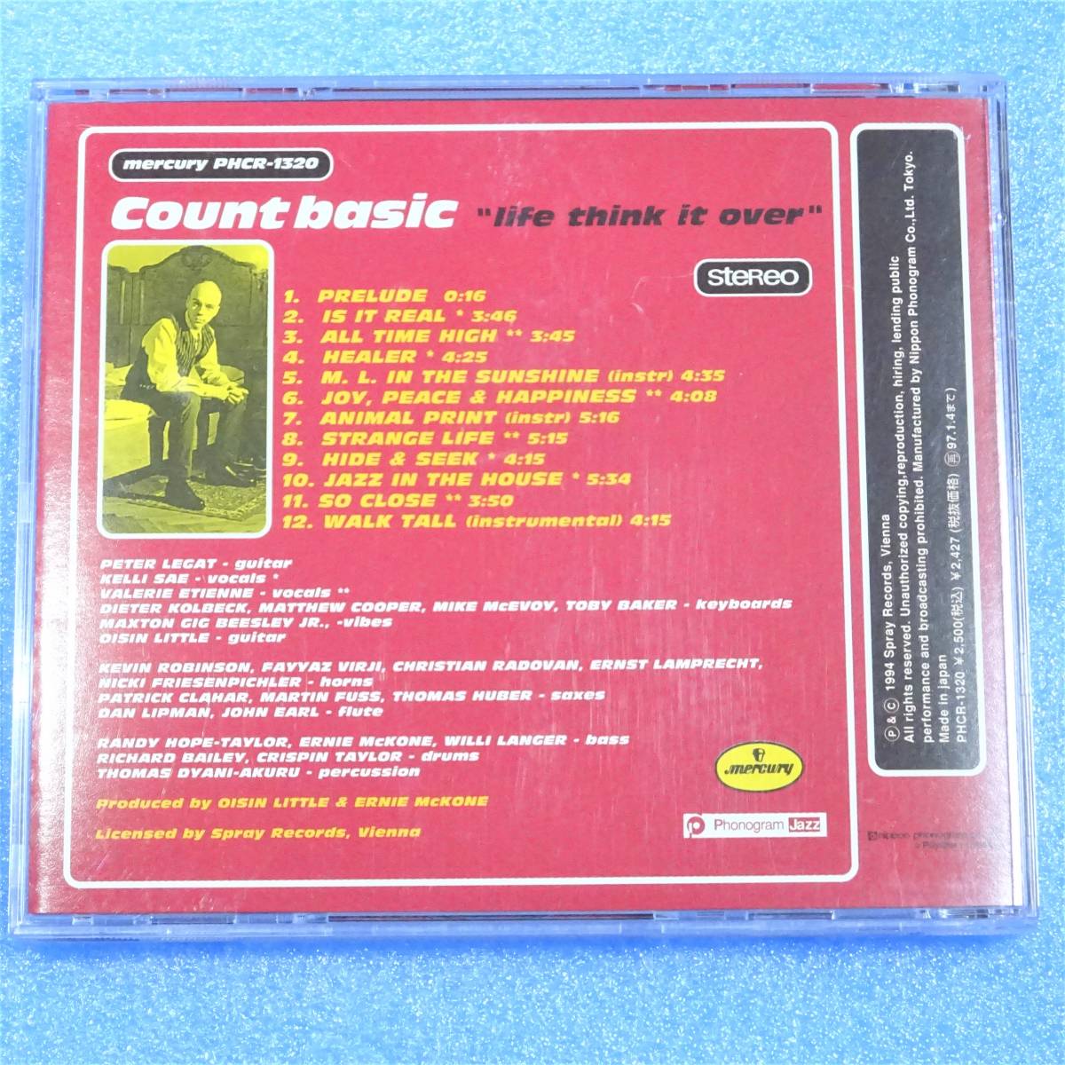 CD　COUNT BASIC / LIFE THINK IT OVER　国内盤 1994年　ジャズ_画像2